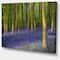 Designart - Bluebell Woods in Oxfordshire - Landscape Canvas Art Print